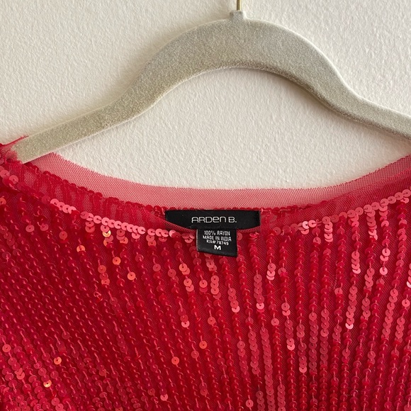 Arden B Mini sequin sheer dress - Picture 2 of 2